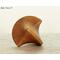 Handmade oak wood femisphere sculpture for sale